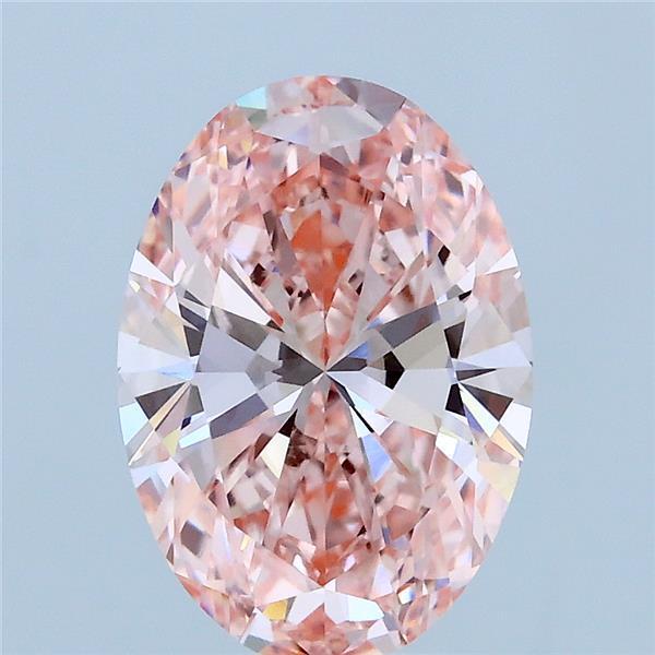 2.21 Ct. Fancy Pink Oval Lab Grown Diamond