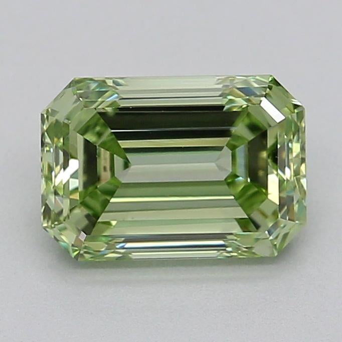 0.88 Ct. Fancy Green Emerald Lab Grown Diamond