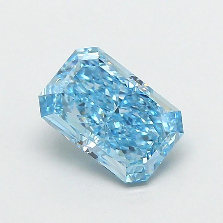 1.28 Ct. Fancy Vivid  Blue Radiant Lab Grown Diamond