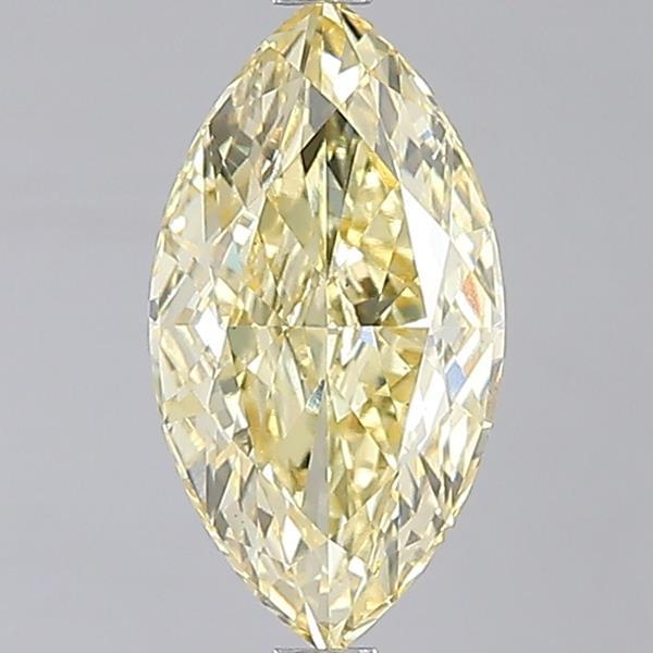 3.09 Ct. Fancy Intense Yellow Marquise Lab Grown Diamond