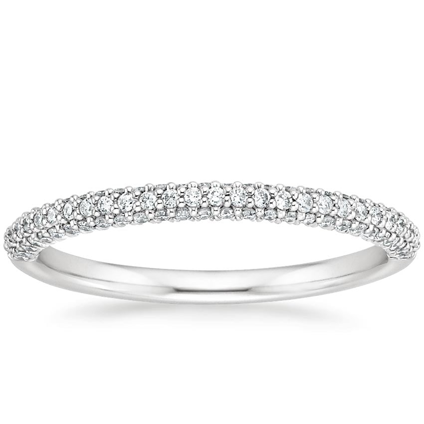 micro pave diamond band