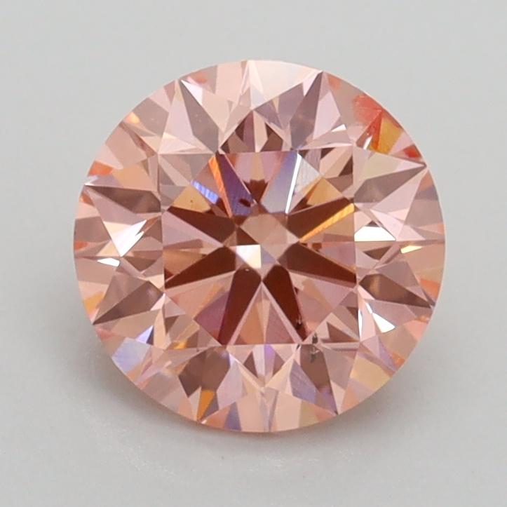 1.40 Ct. Fancy Intense Pink Round Lab Grown Diamond