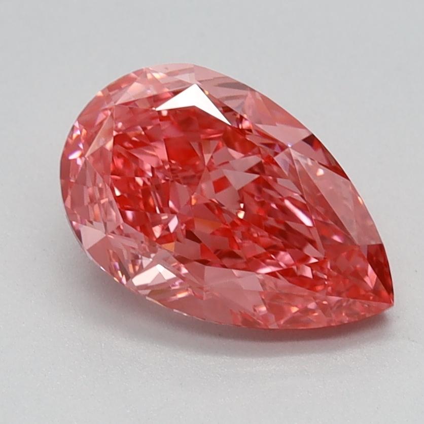 1.34 Ct. Fancy Vivid Pink Pear Lab Grown Diamond