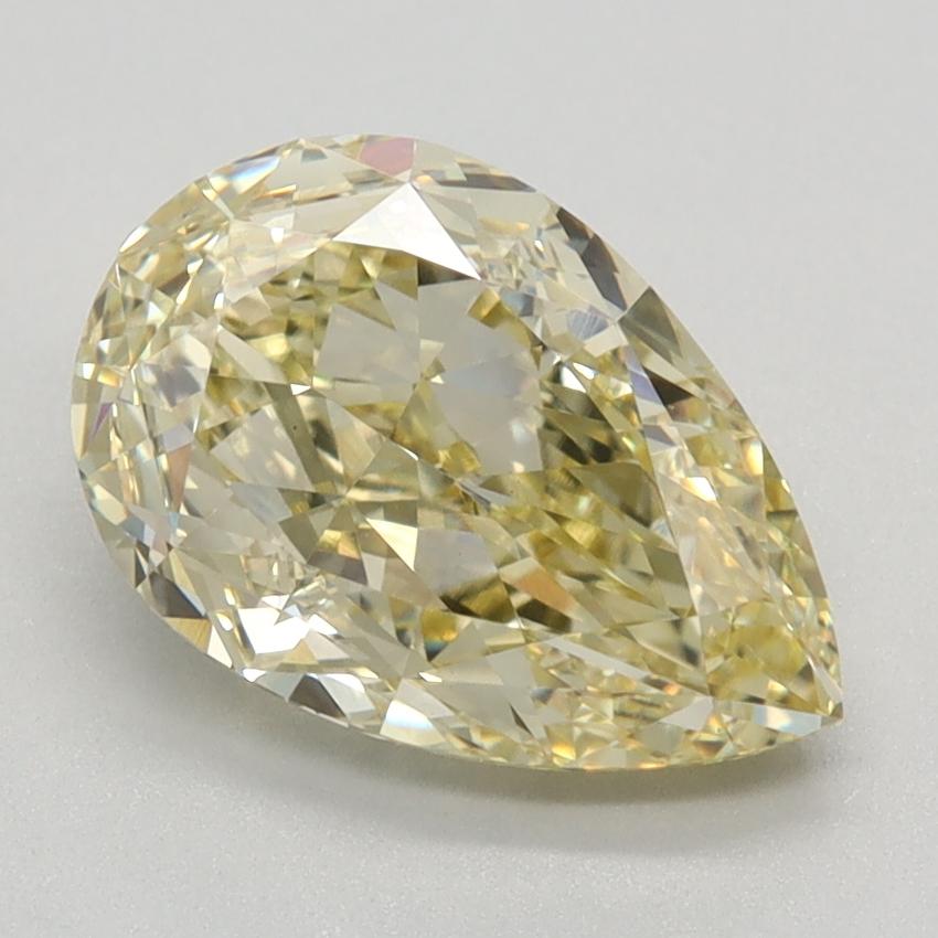 2.31 Ct. Fancy Intense Yellow Pear Lab Grown Diamond