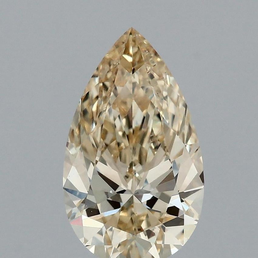 1.81 Ct. Fancy Yellow Pear Lab Grown Diamond