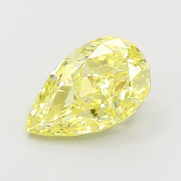 1.47 Ct. Fancy Intense Yellow Pear Lab Grown Diamond