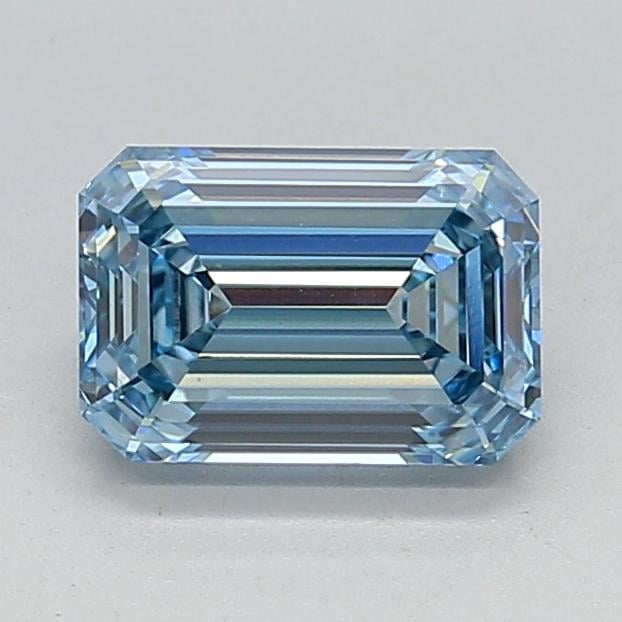 2.02 Ct. Fancy Intense  Blue Emerald Lab Grown Diamond