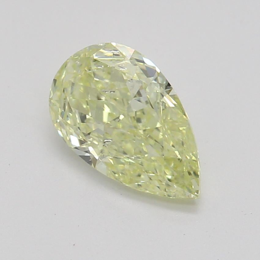 0.51 Ct. Fancy Light Yellow Pear Diamond