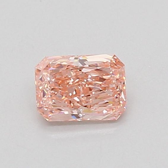 0.47 Ct. Fancy Vivid Pink Radiant Lab Grown Diamond