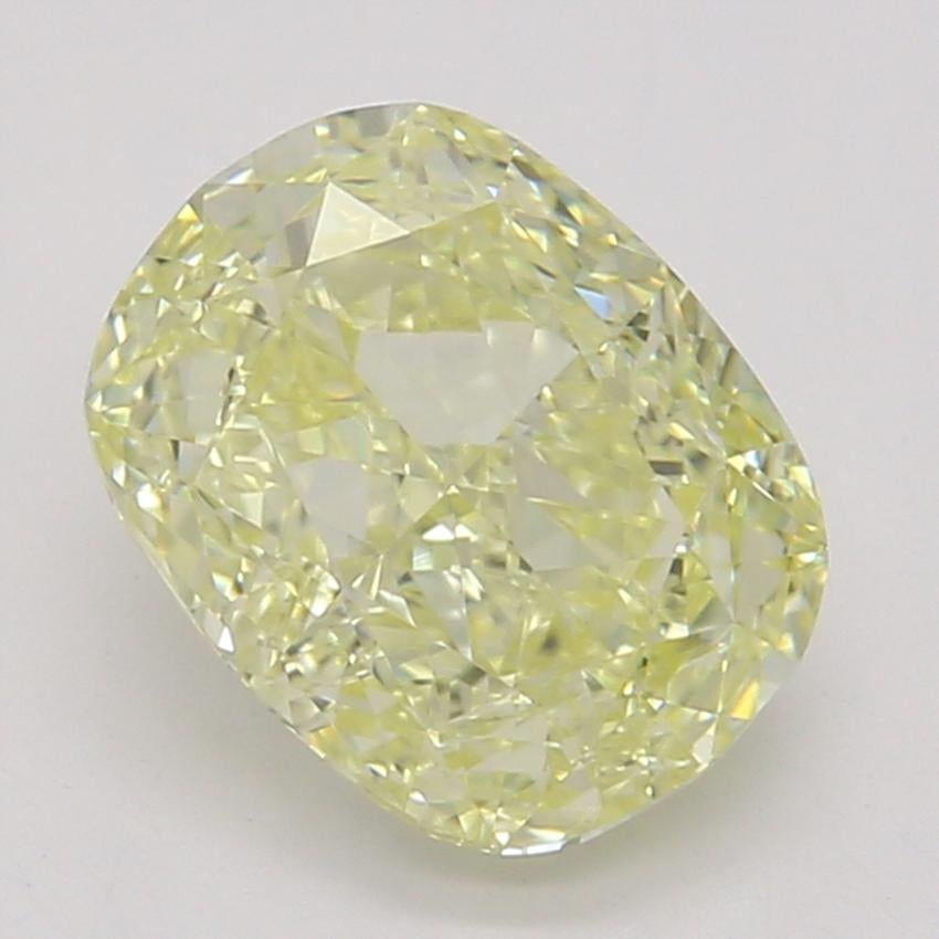 1.00 Ct. Fancy Light Yellow Cushion Diamond