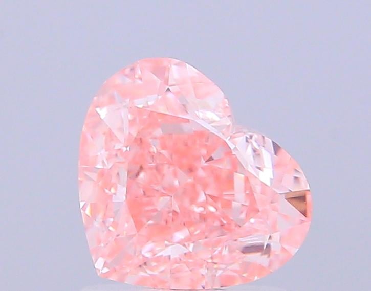1.88 Ct. Fancy Vivid  Pink Heart Lab Grown Diamond