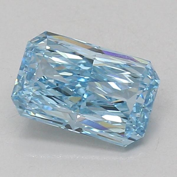 1.43 Ct. Fancy Vivid Blue Radiant Lab Grown Diamond