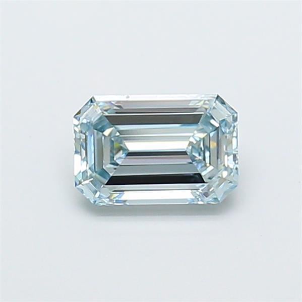 1.05 Ct. Fancy  Blue Emerald Lab Grown Diamond