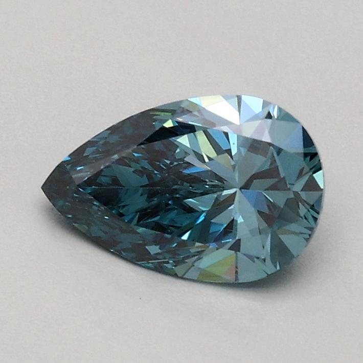 0.50 Ct. Fancy Vivid Blue Pear Lab Grown Diamond