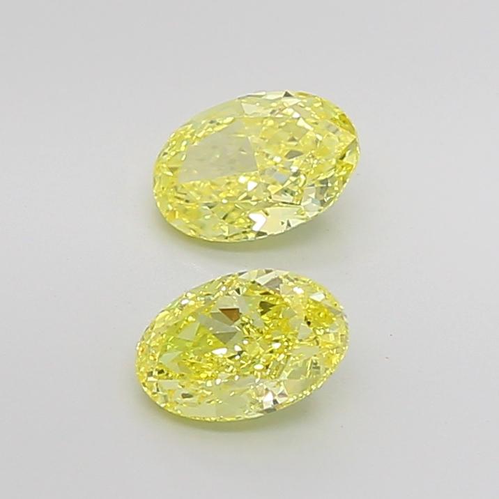 1.13 Ct. Fancy Intense Yellow Oval Lab Grown Diamond