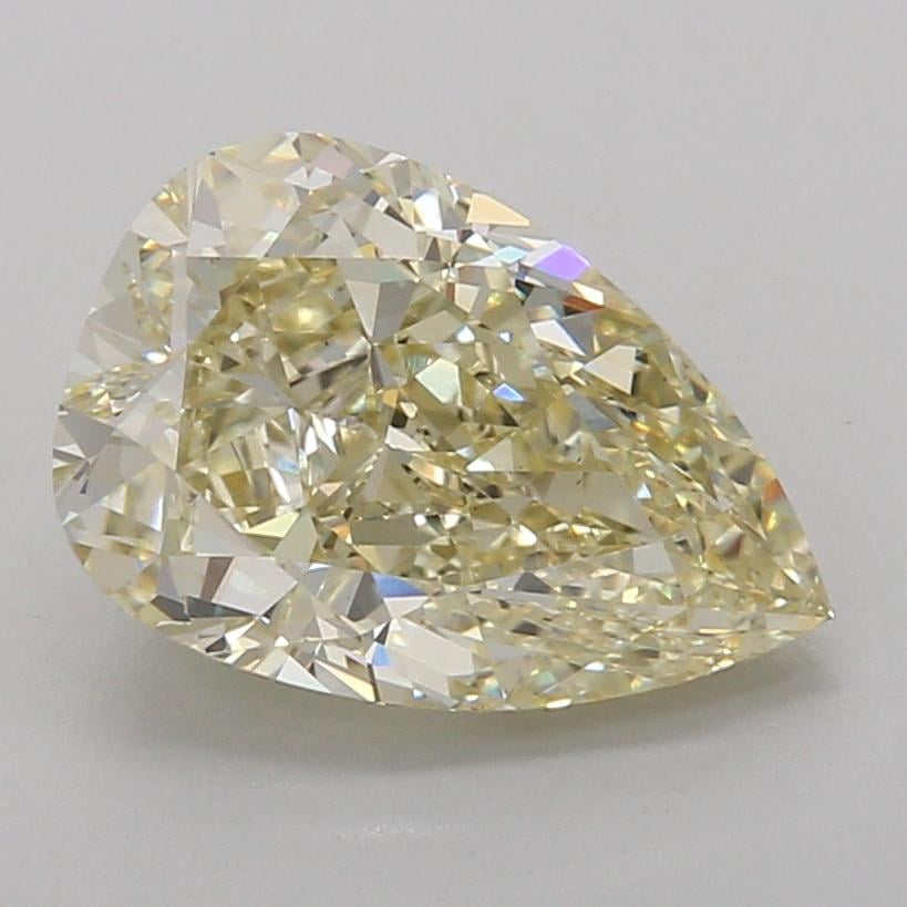 4.10 Ct. Fancy Yellow Pear Lab Grown Diamond
