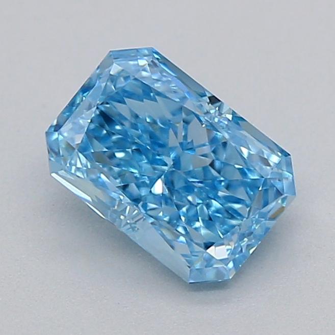 0.54 Ct. Fancy Blue Radiant Lab Grown Diamond