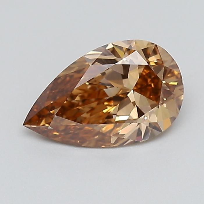 1.06 Ct. Fancy Light  Brown Pear Lab Grown Diamond