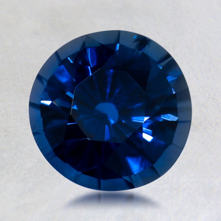 7.5mm Premium Blue Round Sapphire