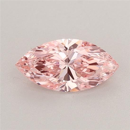 0.52 Ct. Fancy Vivid Pink Marquise Lab Grown Diamond