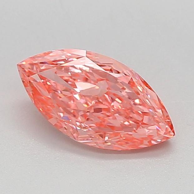 1.23 Ct. Fancy Vivid Pink Marquise Lab Grown Diamond