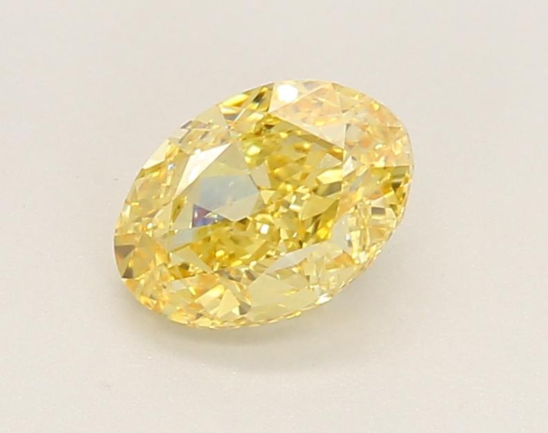 1.04 Ct. Fancy Vivid Pink Oval Lab Grown Diamond