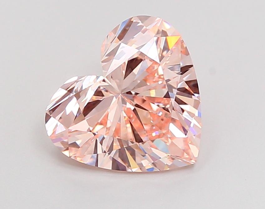 3.05 Ct. Fancy Pink Heart Lab Grown Diamond