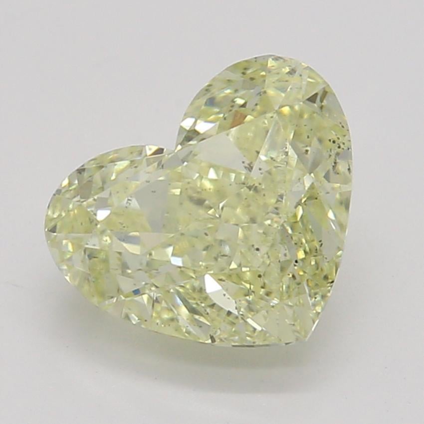 1.01 Ct. Fancy Light Yellow Heart Diamond