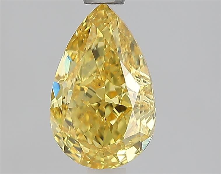 1.59 Ct. Fancy Vivid Yellow Yellow Pear Lab Grown Diamond
