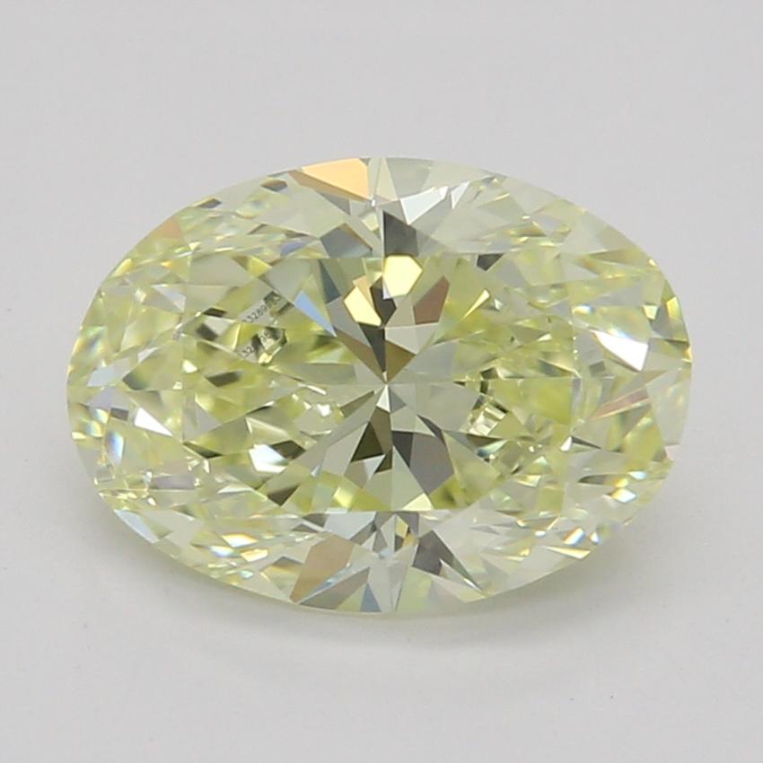 1.00 Ct. Fancy Light Yellow Oval Diamond