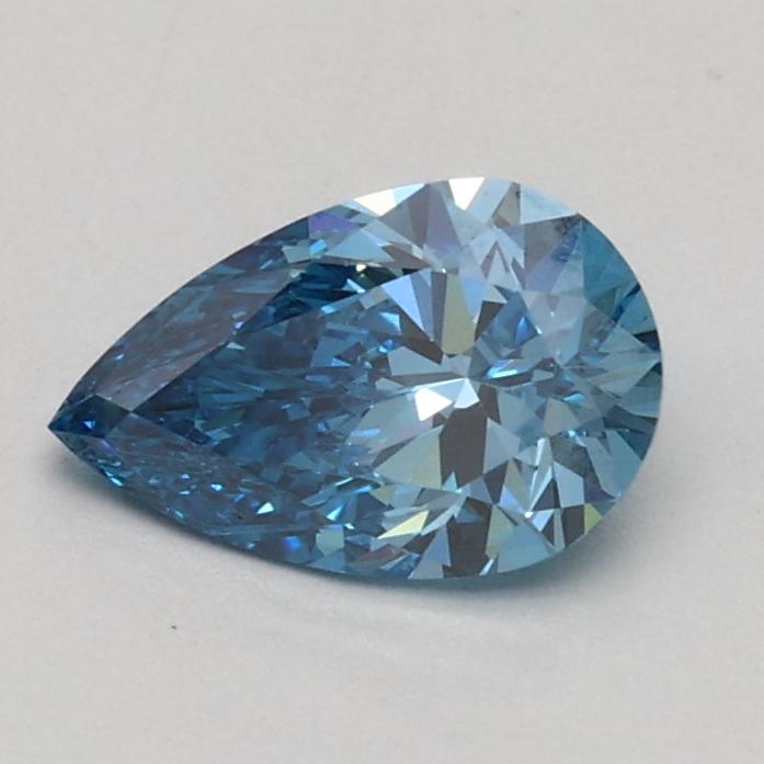 0.50 Ct. Fancy Vivid Blue Pear Lab Grown Diamond