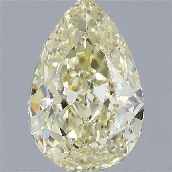 1.06 Ct. Fancy Light Yellow Pear Lab Grown Diamond