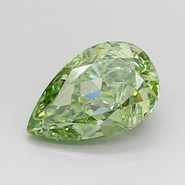 1.01 Ct. Fancy Vivid Green Pear Lab Grown Diamond