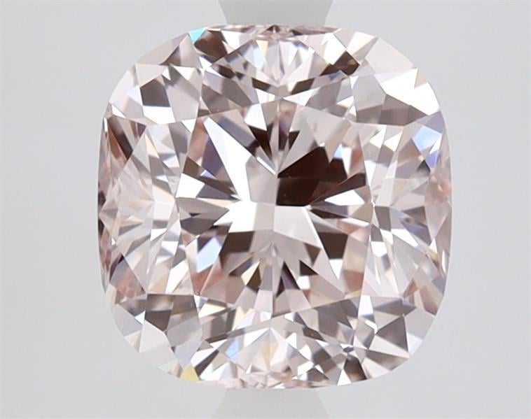 2.16 Ct. Light Brownish Pink Cushion Lab Grown Diamond