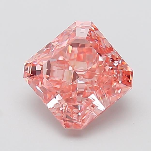 3.01 Ct. Fancy Pink Radiant Lab Grown Diamond