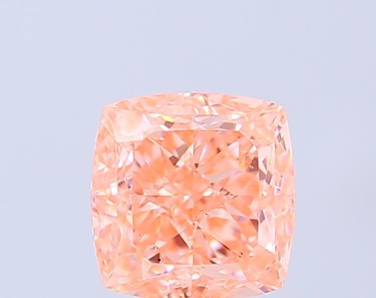 2.51 Ct. Fancy Pink Cushion Lab Grown Diamond