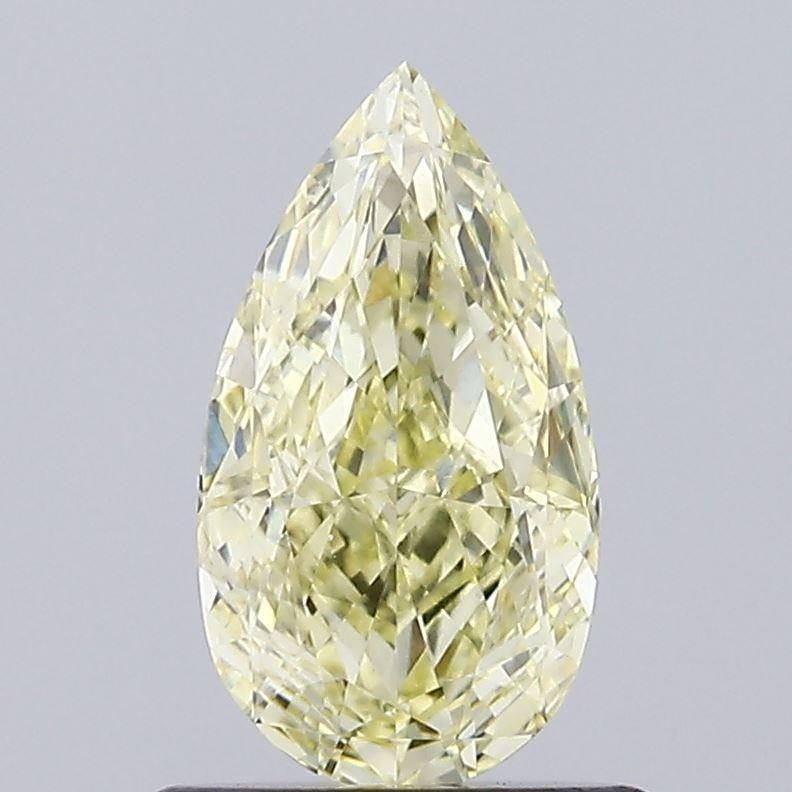 0.85 Ct. Fancy Intense Yellow Pear Lab Grown Diamond