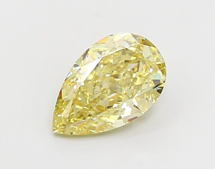 2.20 Ct. Fancy Intense Yellow Pear Lab Grown Diamond