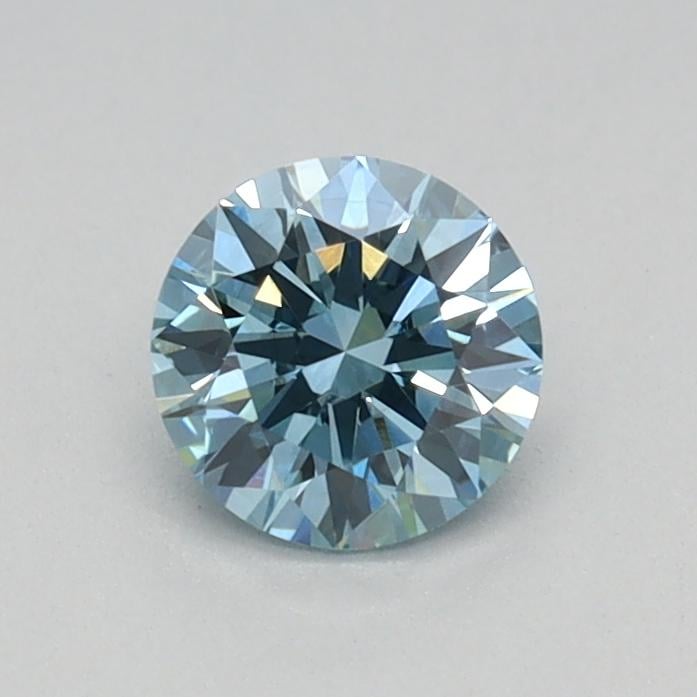 0.38 Ct. Fancy Intense Blue Round Lab Grown Diamond