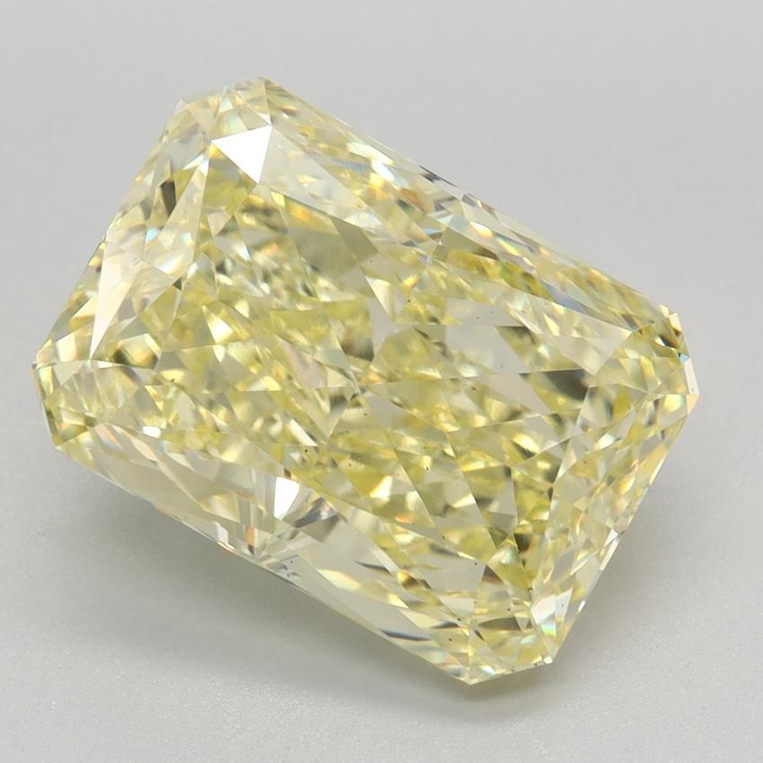 4.61 Ct. Fancy Vivid Yellow Radiant Lab Grown Diamond