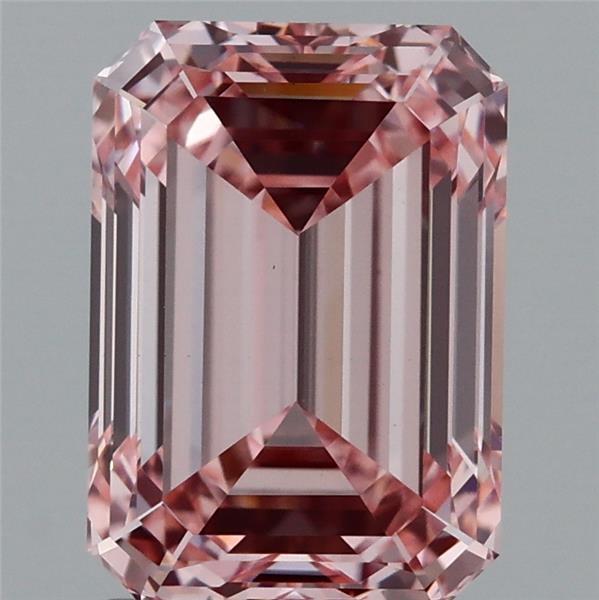2.22 Ct. Fancy Intense Pink Emerald Lab Grown Diamond