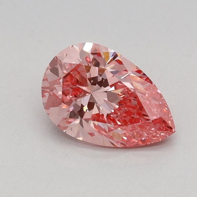 0.53 Ct. Fancy Vivid Pink Pear Lab Grown Diamond