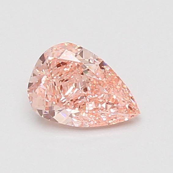 0.55 Ct. Fancy Vivid Pink Pear Lab Grown Diamond