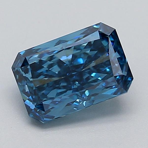 1.07 Ct. Fancy Vivid  Blue Radiant Lab Grown Diamond