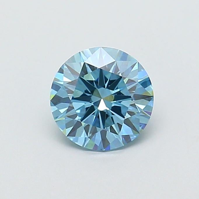 1.00 Ct. Fancy Vivid Blue Round Lab Grown Diamond