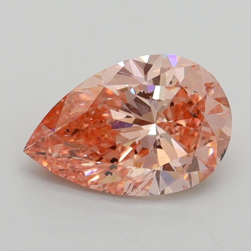 1.73 Ct. Fancy Intense Pink Pear Lab Grown Diamond