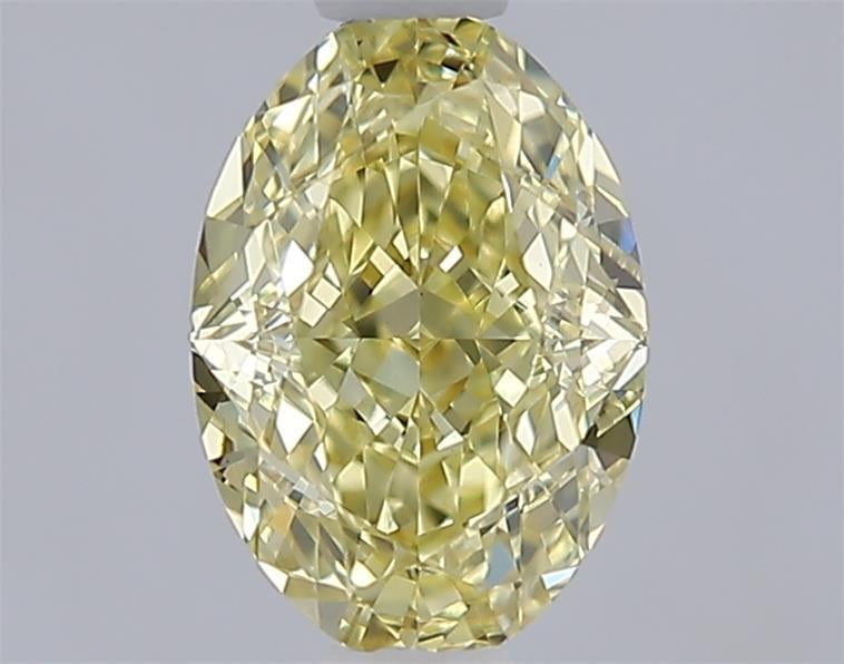 1.12 Ct. Fancy Yellow Oval Lab Grown Diamond