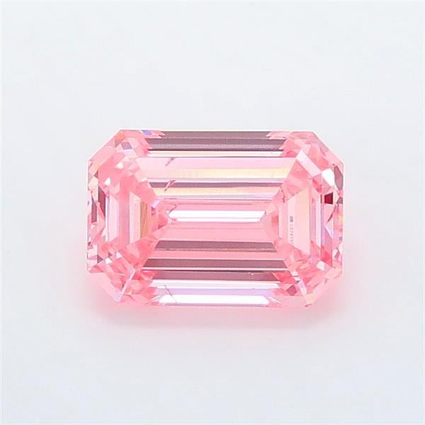 1.01 Ct. Fancy Vivid Pink Emerald Lab Grown Diamond