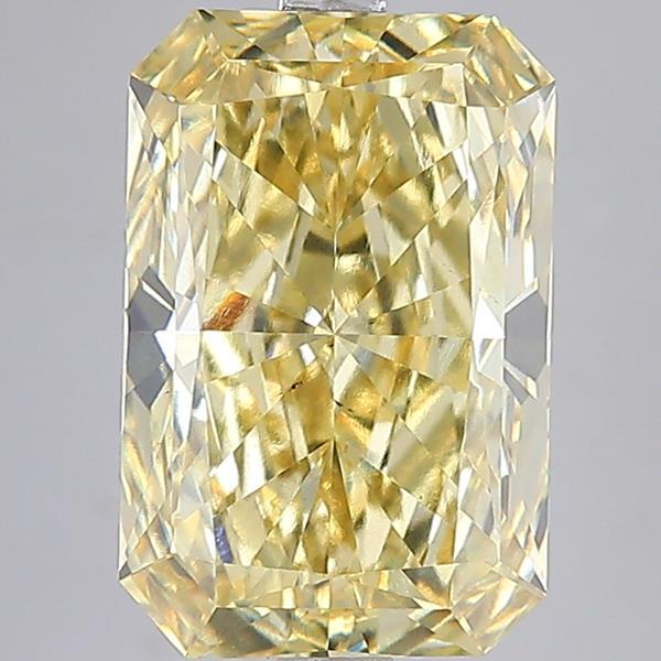 6.04 Ct. Fancy Intense Yellow Radiant Lab Grown Diamond