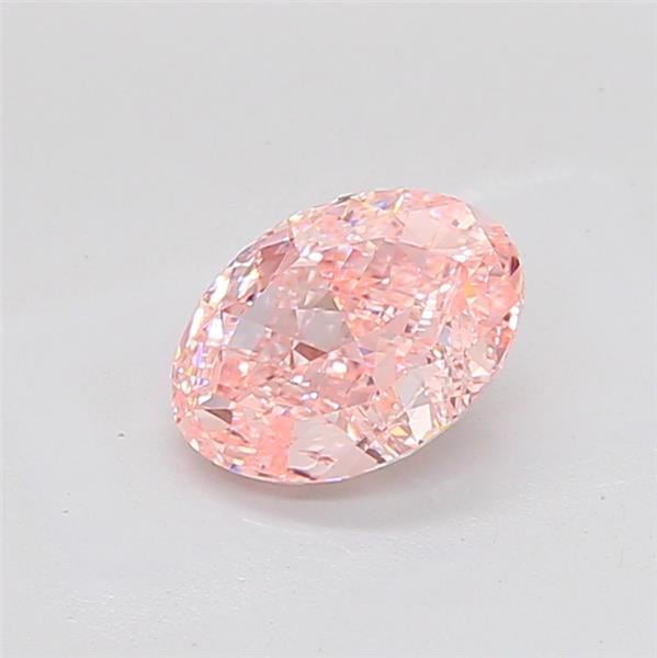2.08 Ct. Fancy Intense Pink Oval Lab Grown Diamond